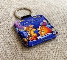 Personalized walt Disney's Lady and the Tramp Keyring Chain