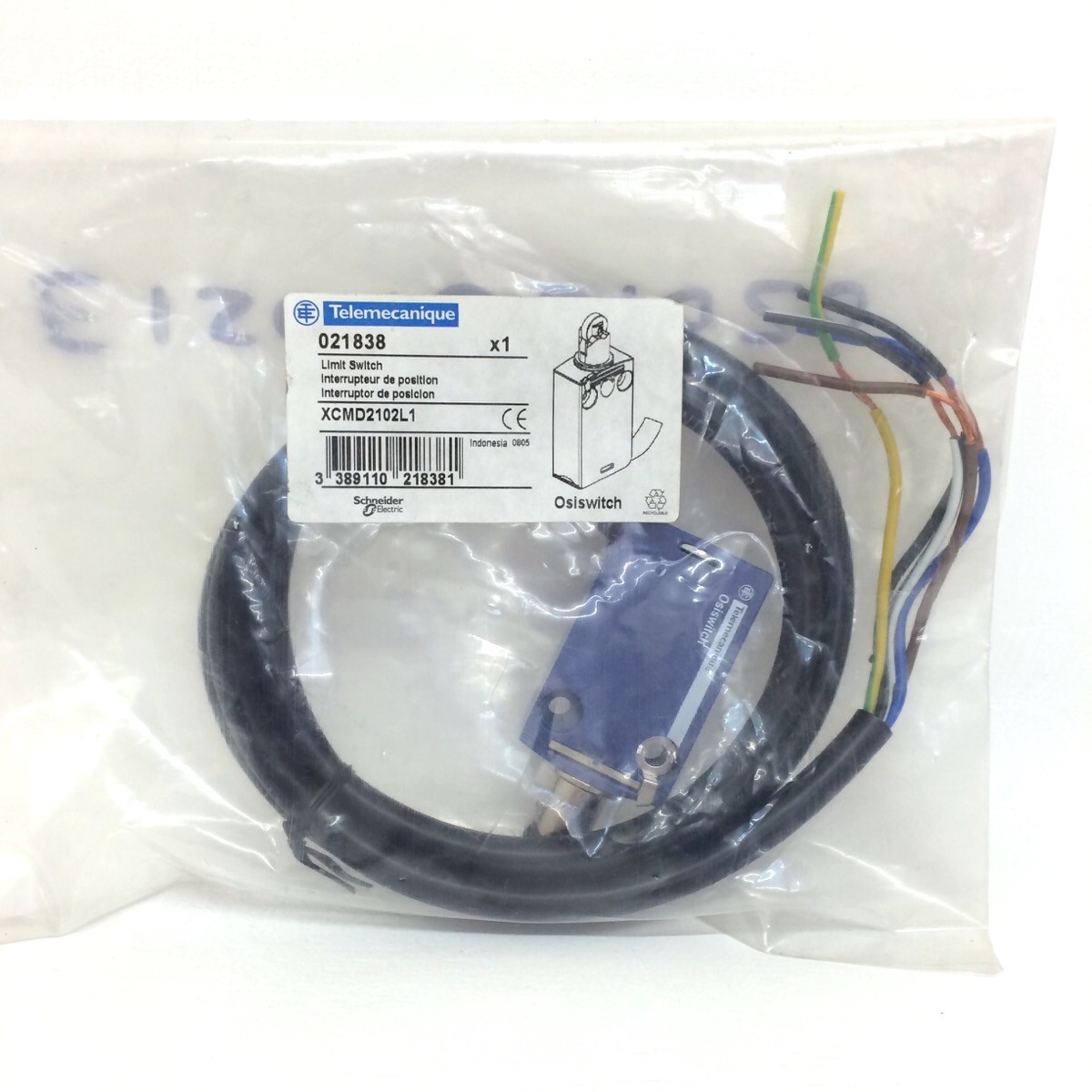 Limit switch XCMD2102L1 021838 Telemecanique XCM-D2102L1