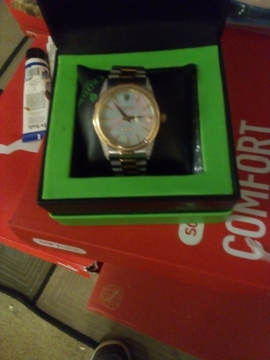 mens croton coda Swiss movement two tone watch 1cttw diamonds | eBay