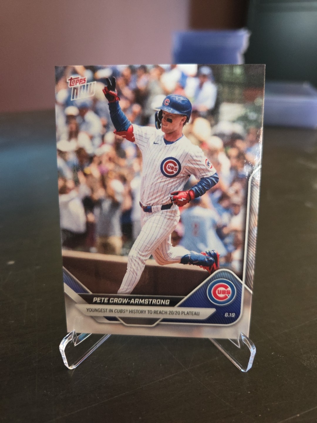 2025 Topps NOW #319 - Pete Crow-Armstrong 20/20 Plateau - Cubs