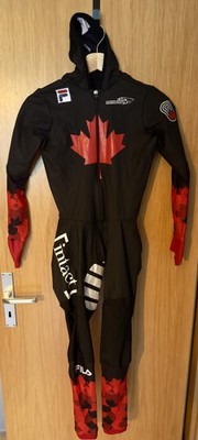 Speedskating Skating Skinsuit Speedsuit Team Canada Size L Olympia Worldcup rare