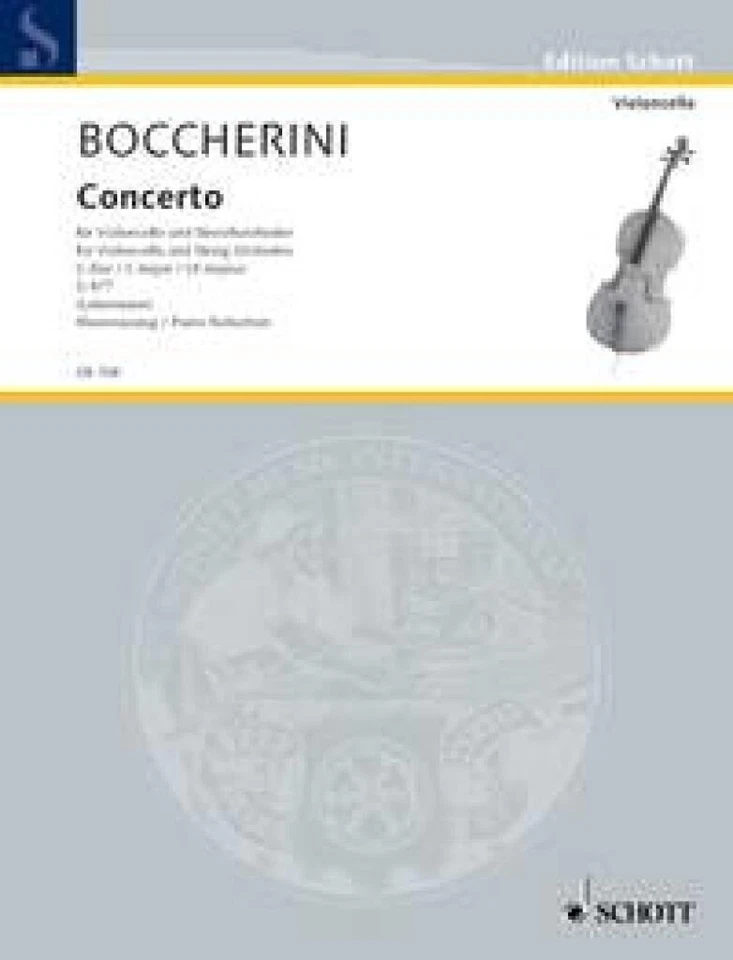Concerto No. 1 C Major G 477 Luigi Boccherini Piano Reduction Cello and String O - Image 2 of 4