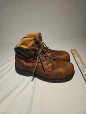 Timberland PRO Men's Size 10W PowerFit ReBotl Composite Toe  Work Boots Brown 