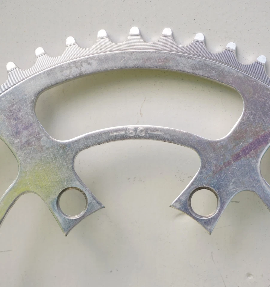 SR Sakae Chainring 50T 86 BCD Vintage Custom Apex Stronglight Crankset Peugeot - Image 4 of 4