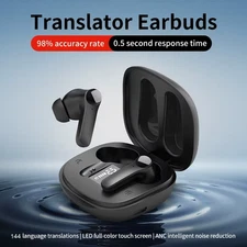 New Translation Headphones 144 Languages Instant Smart Voice Bluetooth Earphone