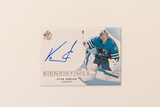 Vitek Vanecek 2024-25 SP Authentic Sign of the Times Auto #SOTT-VV San Jose