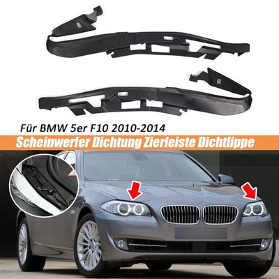 SCHEINWERFER ZIERLEISTE DICHTUNG STREIFEN FÜR BMW 5ER F10 2010-2014 LINKS RECHTS