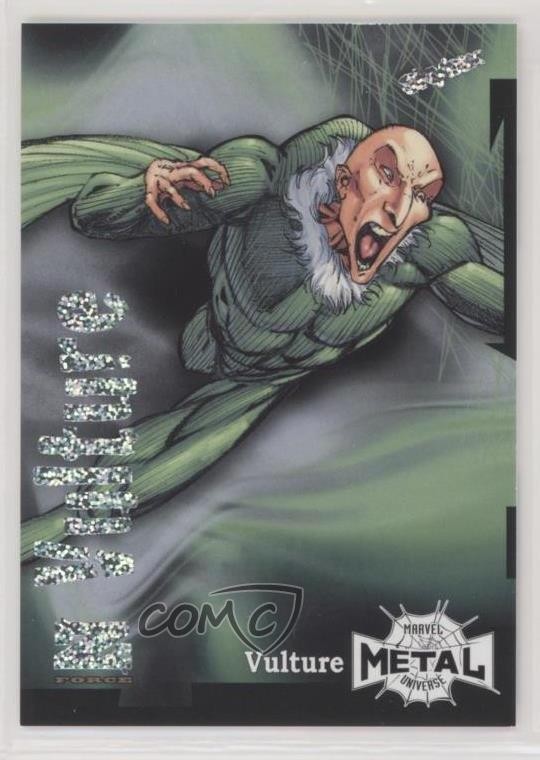 2022 Upper Deck Marvel Metal Universe Spider-Man Z-Force Rave 62/100 Vulture b7b