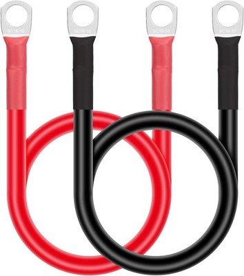 Hochwertiges Batteriekabel 14mm² Auto Starthilfekabel 12V 50cm 6AWG Kupfer Ro...