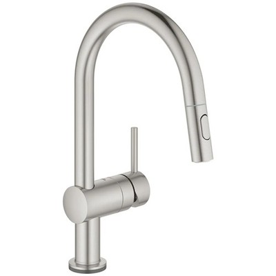 Grohe Minta Touch Electronic Supersteel Ausziehbare Küche Spültischarmatur 31358DC2