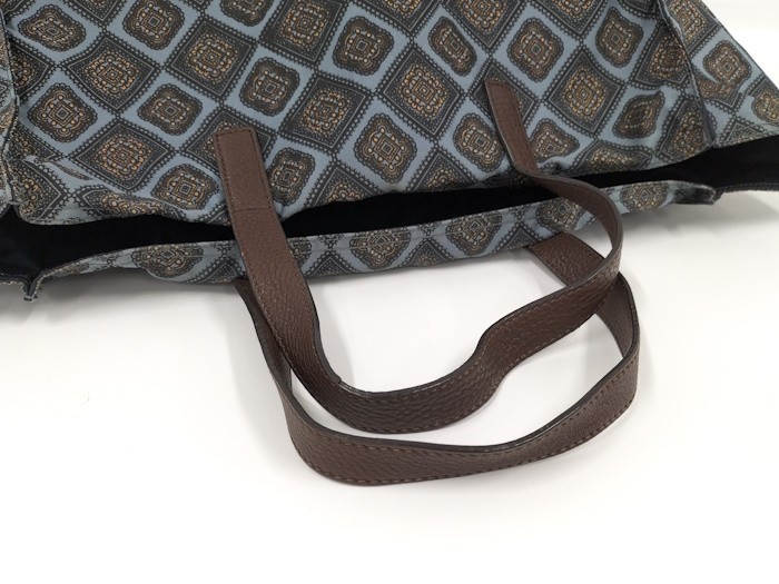 PRADA Tote Bag Nylon Blue Multi Color thumbnail 4