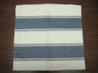 Amhoo Blue, Tan and White Striped Decorative Throw Pillow Covers Set of 4 — photo 8