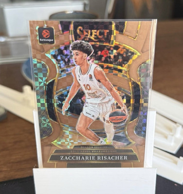Panini Select EuroLeague 2022-23 Zaccharie Risacher Asvel /49 Concourse Prizm
