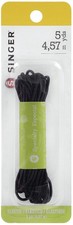 Round Cord Elastic 5yd Black