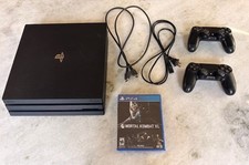 Sony PlayStation 4 Pro 1TB (CUH-7215B) - Jet Black w/Mortal Kombat XL!