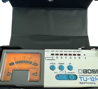 Boss TU-12H High-Range Chromatic Tuner Guitar Bass Synthesize Instrument W/ Case