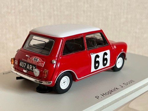 Spark 1/43 Morris Cooper #66 Monte Carlo Rally 1963 Diecast Model Car Collectibl - Picture 9 of 14