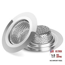 2PCS Bathtub Drain Strainer - 2.79 inch Bathtub Floor Shower Hair Drain