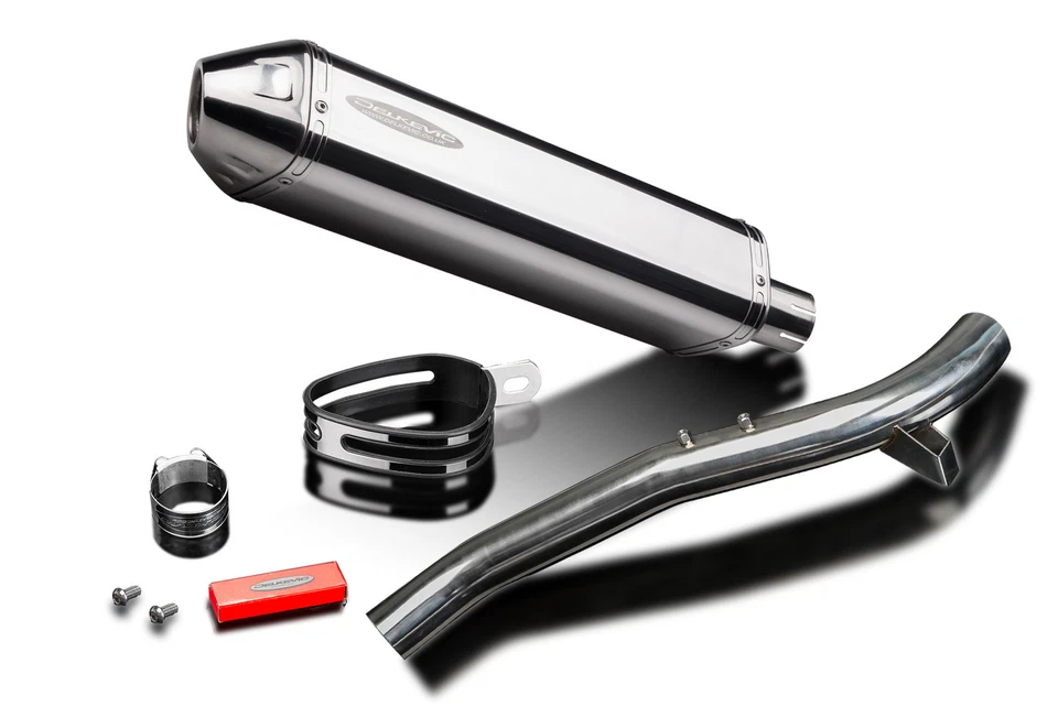 Комплект треховального глушителя из нержавеющей стали Triumph Tiger 1050 2006-2012 без шнуровки 17 дюймов - Изображение 4 из 4