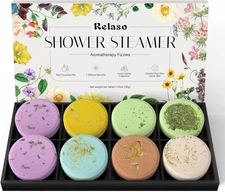 Shower Steamers Aromatherapy 8 Pack, Birthday Gifts for Women Men & Luxury... 