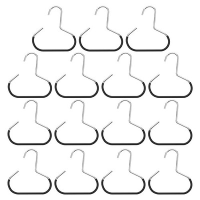 15pcs Hat Organizer: Scarf Belt Hat Tie Necktie Hanger for Closet Space-Saving,