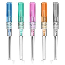 20pcs Sterile Disposable Catheter Piercing Tips Multiple Size For Ear Nose USA