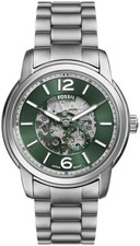 Orologio da uomo Fossil ME3262 automatico quadrante verde scheletro in...