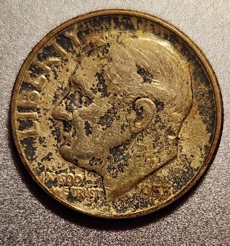 1953-P Roosevelt Dime — photo from the most recent tracked eBay sale
