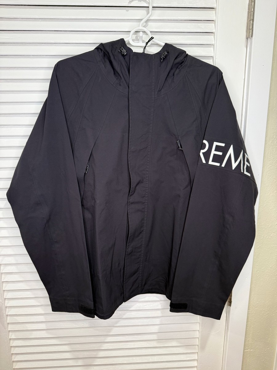 Supreme SS16 Apex Taped Seam Black Jacket Small | eBay