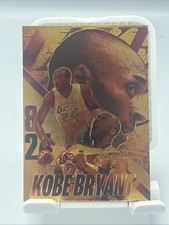 Kobe Bryant Gold Foil Memorial Tribute Card Los Angeles Lakers