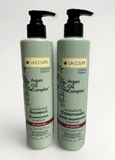 2 PACK LaCoupe Argan Oil Complex Shampoo & Conditioner Set Combo 12.17oz