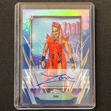 🔌IU 2026 TOPPS CHROME WWE AUTO BLUE REFRACTOR /150 ZARIA