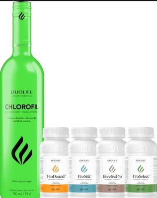 DuoLife Chlorofil flüssiges Nahrungsergänzungsmittel mit Chlorella 750 ml