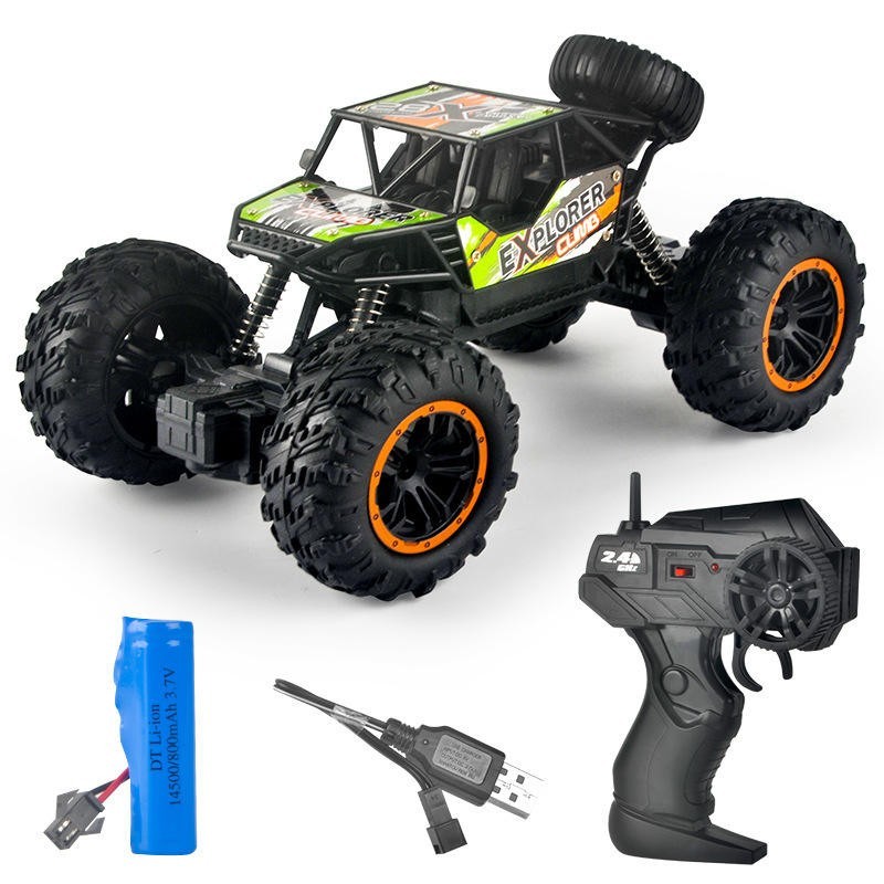 4WD RC Monster Truck Off-Road 1/18 Vehicle 2.4G Remote Control Buggy Crawler Car