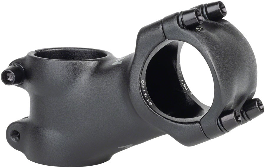 MSW 25 Stem - 60mm, 31.8 Clamp, +/-25, 1-1/8", Aluminum, Bla