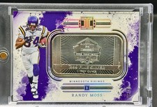2025 Panini Impeccable - Randy Moss - Hall Of Fame Silver Bar /35 - Vikings HOF