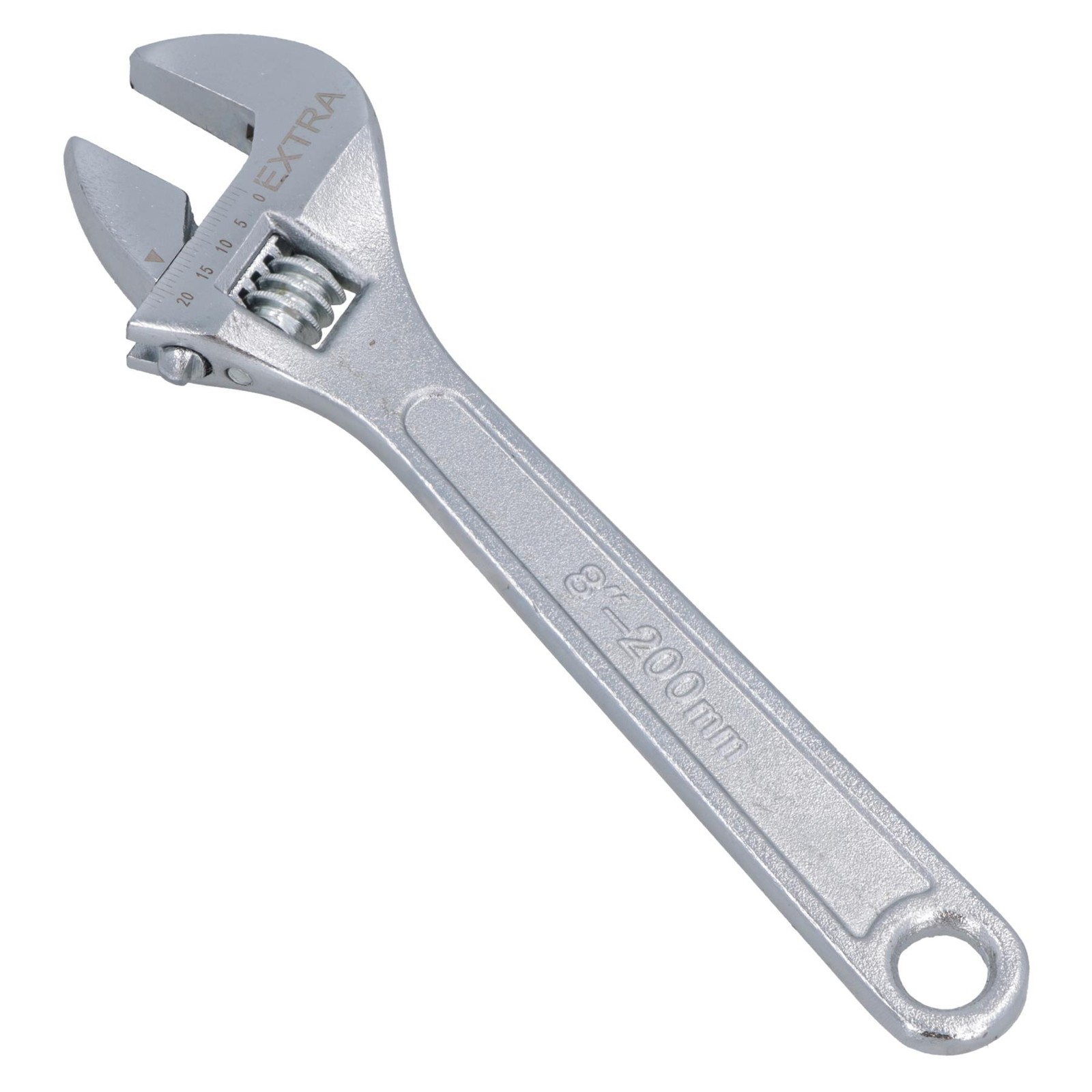 8"" / 200mm Standard Adjustable Spanner Monkey Pipe Wrench Plumbers 0 - 25mm