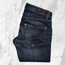 DONDUP Jeans Uomo Sam Ottimo Stato Sanforizzati Blu Scuri Tg 32 W32 / 46 ITA