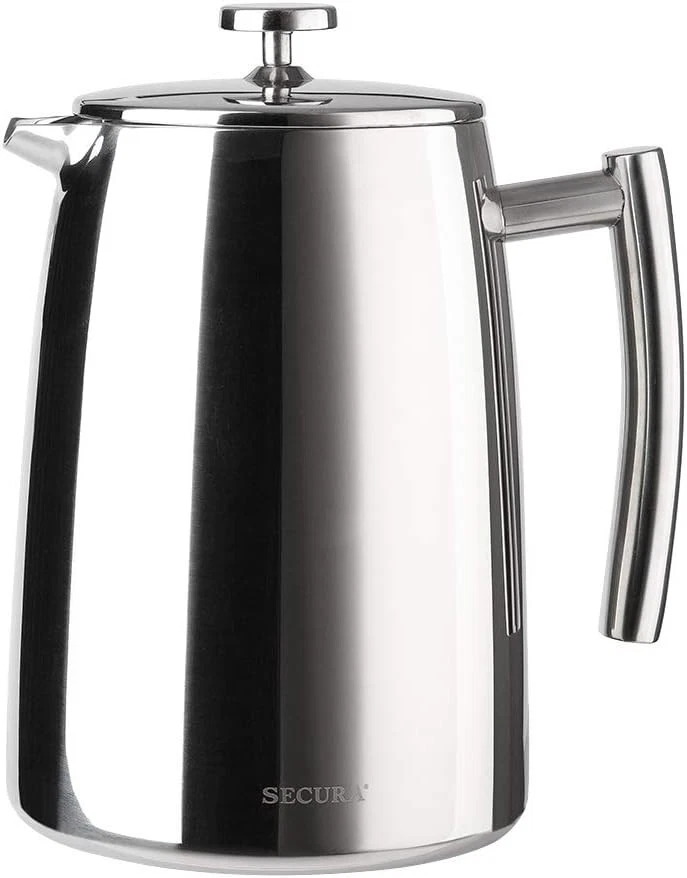 French Press Coffee Maker 50-Ounce 304 Stainless Steel Insulated Coffee Press