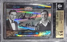 2007 Americana Co-Stars Burt Ward Adam West /50 BGS 9.5 Auto Batman