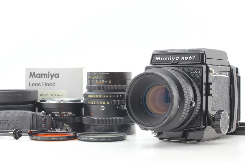 [N/MINT] Mamiya RB67 Pro SD Film Camera K/l 90mm 127mm f/3.5 l Lenses From JAPAN - Image 2 of 4