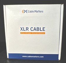Cable Matters 2-Pack Premium XLR to XLR Cables - 10ft, Male to Female Mic Cable