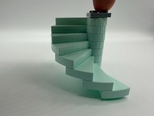 Lego 40243 40244 2460 Wendeltreppe Treppe 8 Stufen Light Aqua