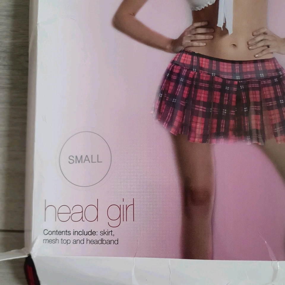 Vintage Ann Summers Head Girl Schoolgirl Fantasy Dress Up Set Size Small 8-10 — 第 4/4 张图片