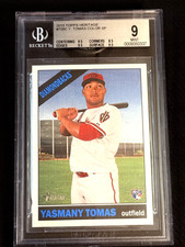 2015 Topps Heritage ROOKIE AUTO Yasmany Tomas BANNER SWAP, item 6
