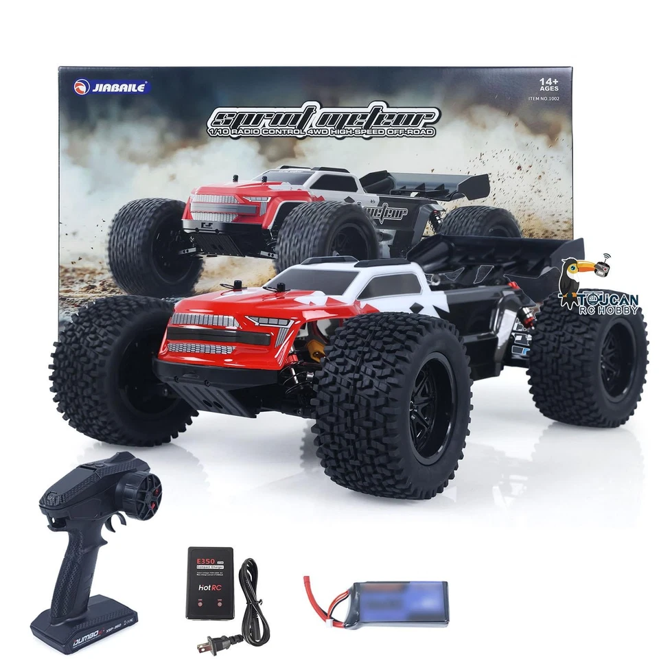 US Stock 90km/h 1002 RTR 1:10 Electric Competition Truck Car Brushless Battery  - Image 4 of 4