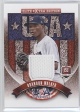 2015 Panini Elite Extra Edition USA Baseball 15U Game Jerseys Brandon Walker 2h6