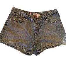 Vintage 2000s Old Navy Blue Jeans Denim Shorts Light Wash Distressed Casual Y2K