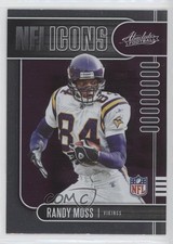 2019 Panini Absolute NFL Icons Randy Moss #6 HOF 01io