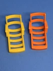 Chaise Lounge Chair Yellow Orange Vintage Fisher Little People Pool Boat A-frame